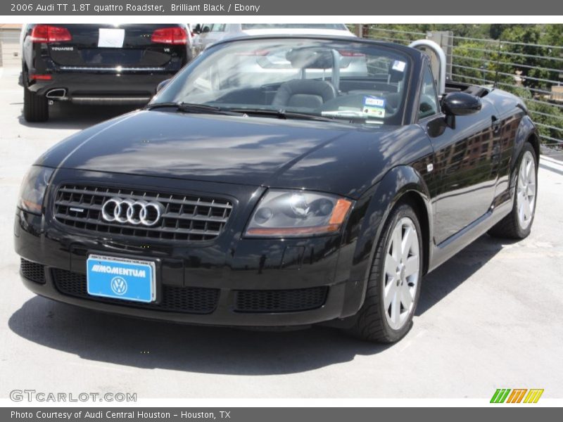 Brilliant Black / Ebony 2006 Audi TT 1.8T quattro Roadster