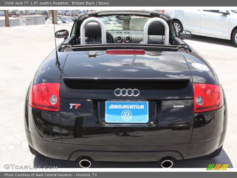 Brilliant Black / Ebony 2006 Audi TT 1.8T quattro Roadster