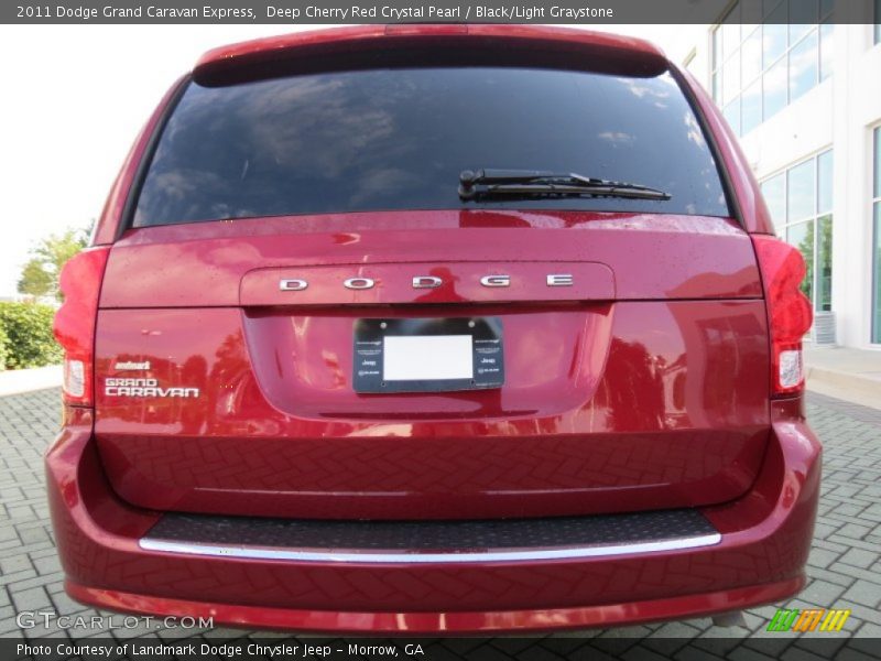 Deep Cherry Red Crystal Pearl / Black/Light Graystone 2011 Dodge Grand Caravan Express