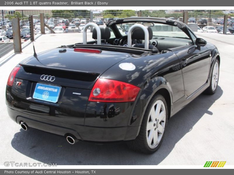 Brilliant Black / Ebony 2006 Audi TT 1.8T quattro Roadster