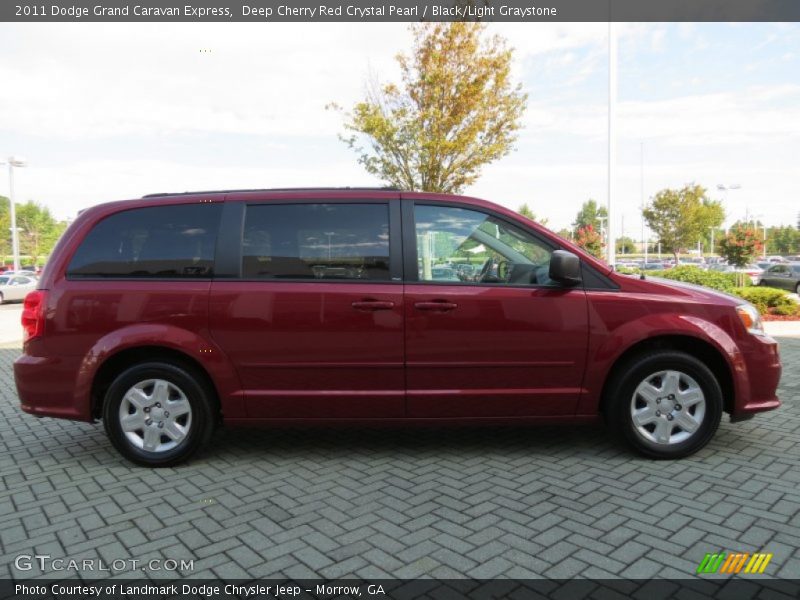 Deep Cherry Red Crystal Pearl / Black/Light Graystone 2011 Dodge Grand Caravan Express