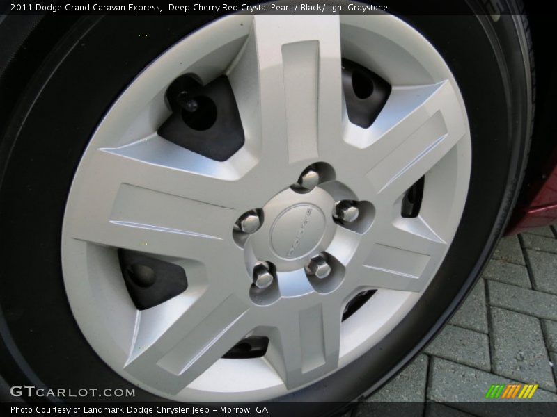 Deep Cherry Red Crystal Pearl / Black/Light Graystone 2011 Dodge Grand Caravan Express