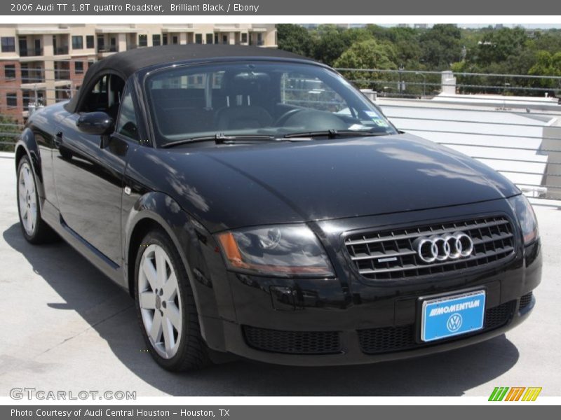Brilliant Black / Ebony 2006 Audi TT 1.8T quattro Roadster