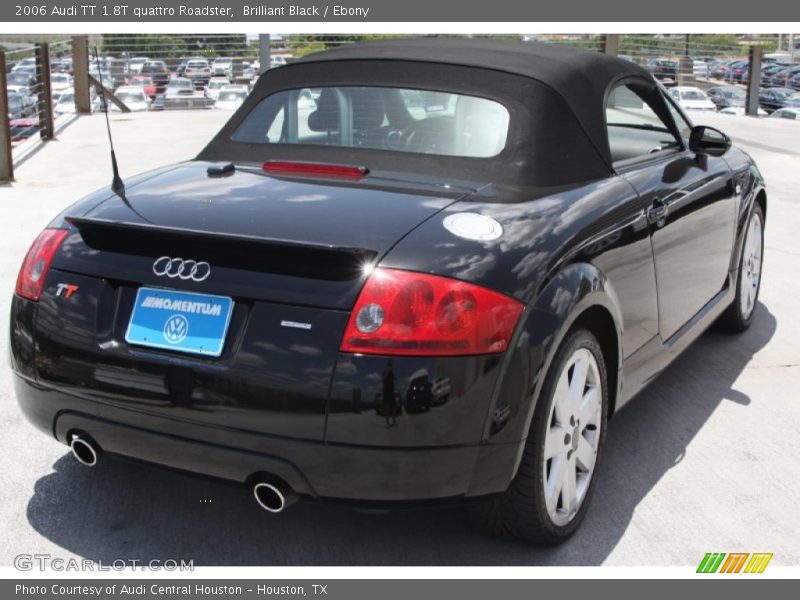 Brilliant Black / Ebony 2006 Audi TT 1.8T quattro Roadster