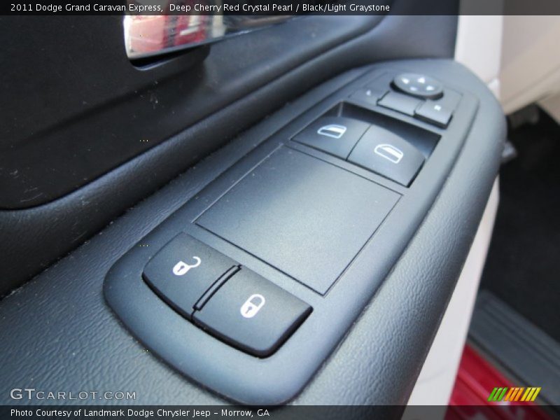Deep Cherry Red Crystal Pearl / Black/Light Graystone 2011 Dodge Grand Caravan Express