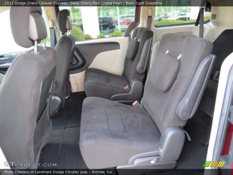 Deep Cherry Red Crystal Pearl / Black/Light Graystone 2011 Dodge Grand Caravan Express