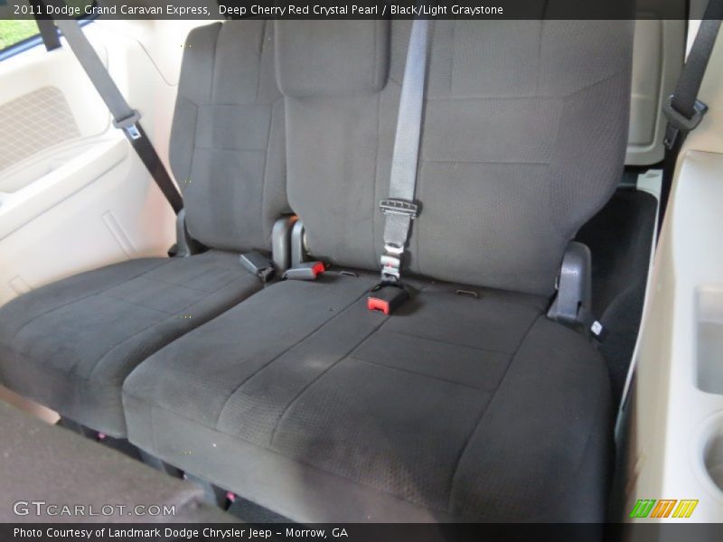 Deep Cherry Red Crystal Pearl / Black/Light Graystone 2011 Dodge Grand Caravan Express