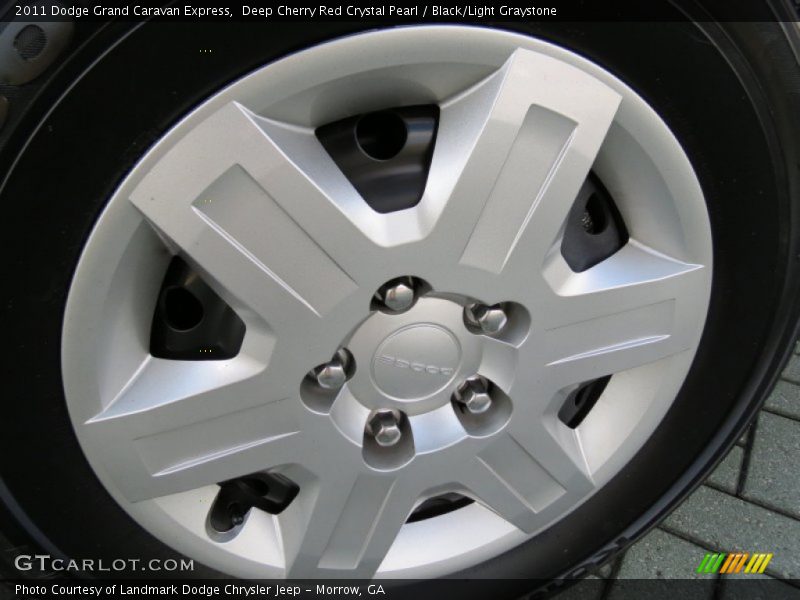Deep Cherry Red Crystal Pearl / Black/Light Graystone 2011 Dodge Grand Caravan Express