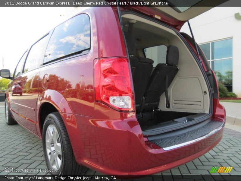 Deep Cherry Red Crystal Pearl / Black/Light Graystone 2011 Dodge Grand Caravan Express