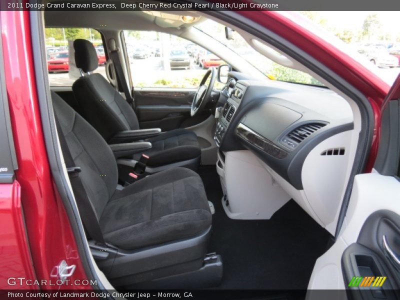 Deep Cherry Red Crystal Pearl / Black/Light Graystone 2011 Dodge Grand Caravan Express