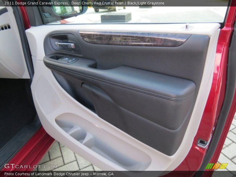 Deep Cherry Red Crystal Pearl / Black/Light Graystone 2011 Dodge Grand Caravan Express