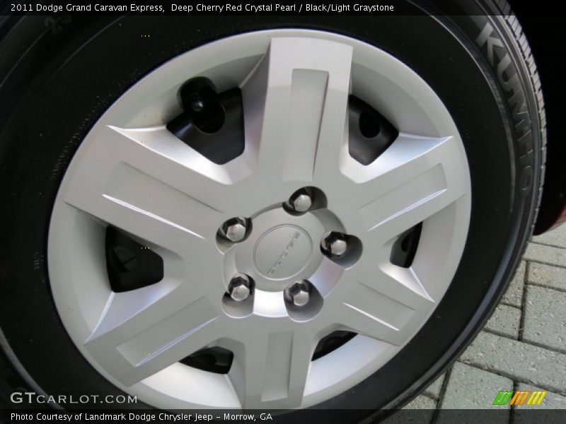 Deep Cherry Red Crystal Pearl / Black/Light Graystone 2011 Dodge Grand Caravan Express