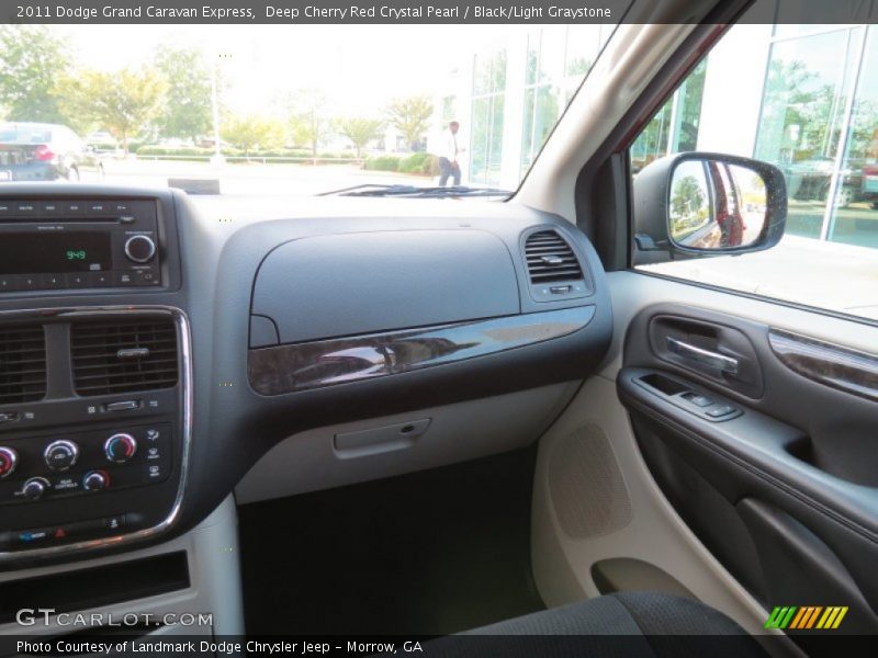 Deep Cherry Red Crystal Pearl / Black/Light Graystone 2011 Dodge Grand Caravan Express