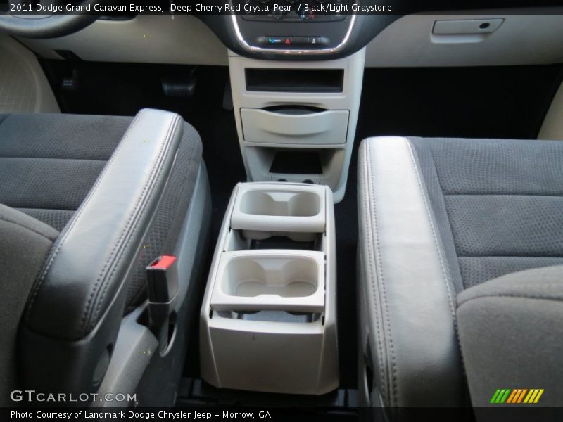 Deep Cherry Red Crystal Pearl / Black/Light Graystone 2011 Dodge Grand Caravan Express