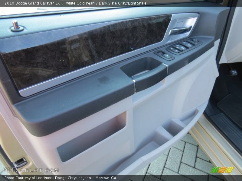 White Gold Pearl / Dark Slate Gray/Light Shale 2010 Dodge Grand Caravan SXT