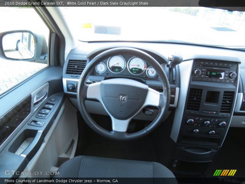 White Gold Pearl / Dark Slate Gray/Light Shale 2010 Dodge Grand Caravan SXT