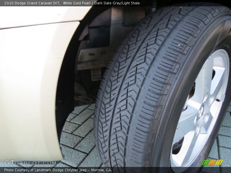 White Gold Pearl / Dark Slate Gray/Light Shale 2010 Dodge Grand Caravan SXT