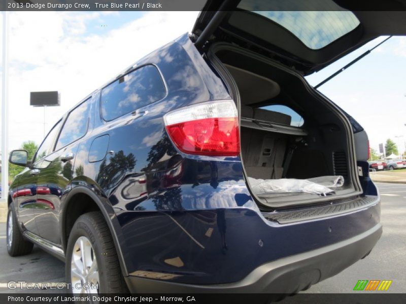 True Blue Pearl / Black 2013 Dodge Durango Crew