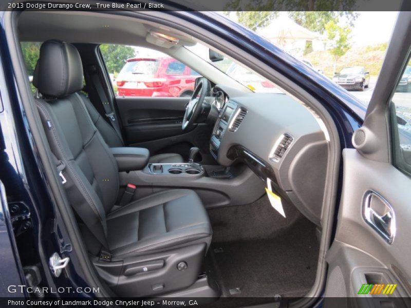True Blue Pearl / Black 2013 Dodge Durango Crew