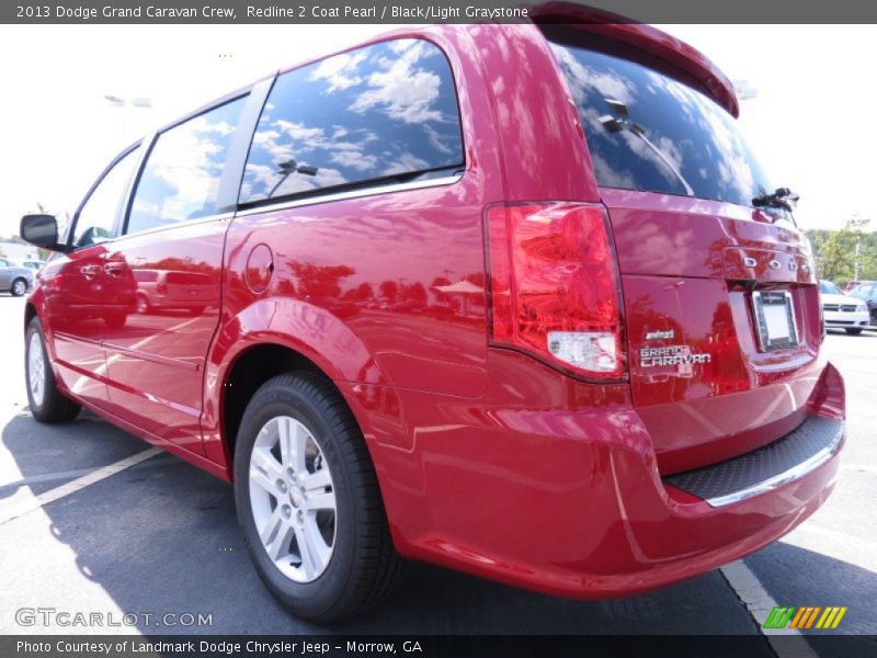 Redline 2 Coat Pearl / Black/Light Graystone 2013 Dodge Grand Caravan Crew