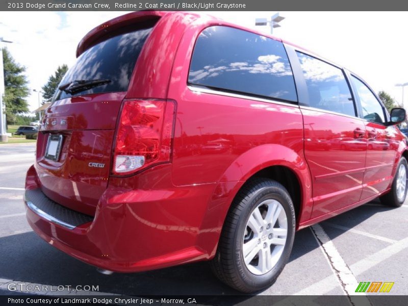 Redline 2 Coat Pearl / Black/Light Graystone 2013 Dodge Grand Caravan Crew