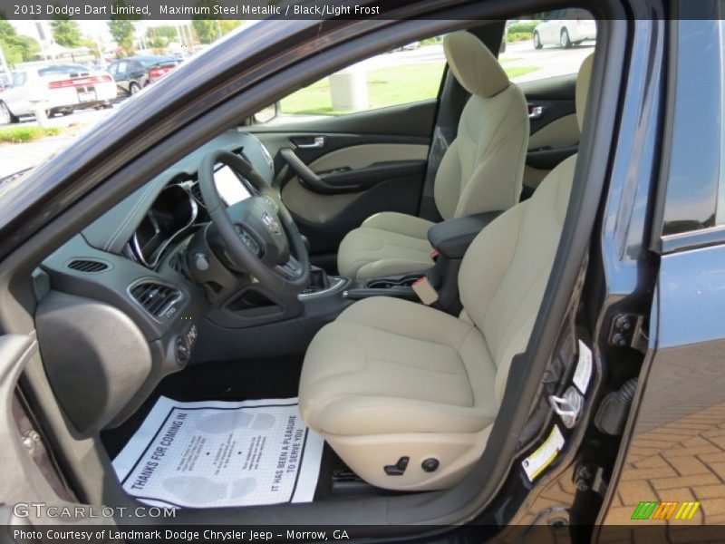 Front Seat of 2013 Dart Limited