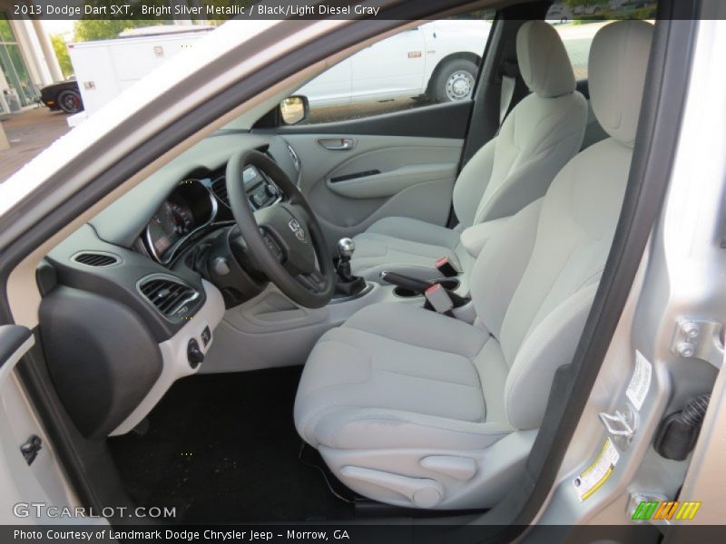 Front Seat of 2013 Dart SXT