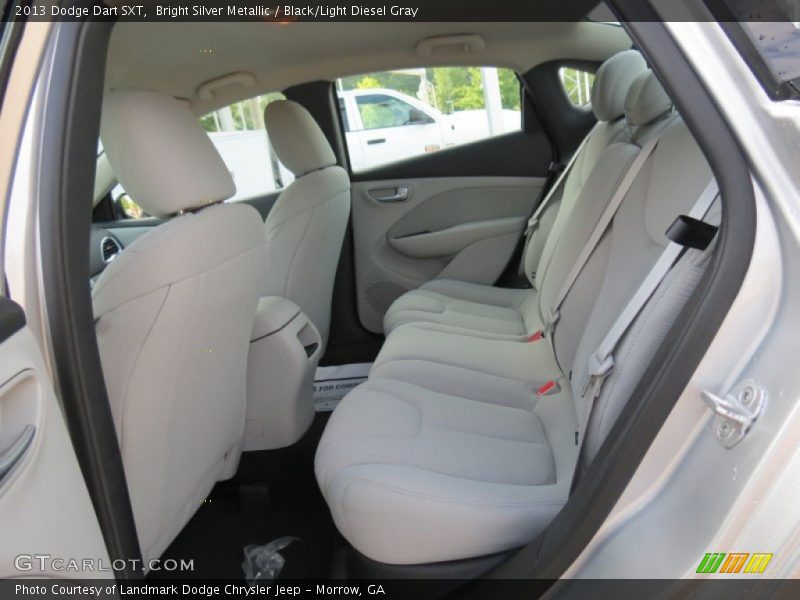 Rear Seat of 2013 Dart SXT