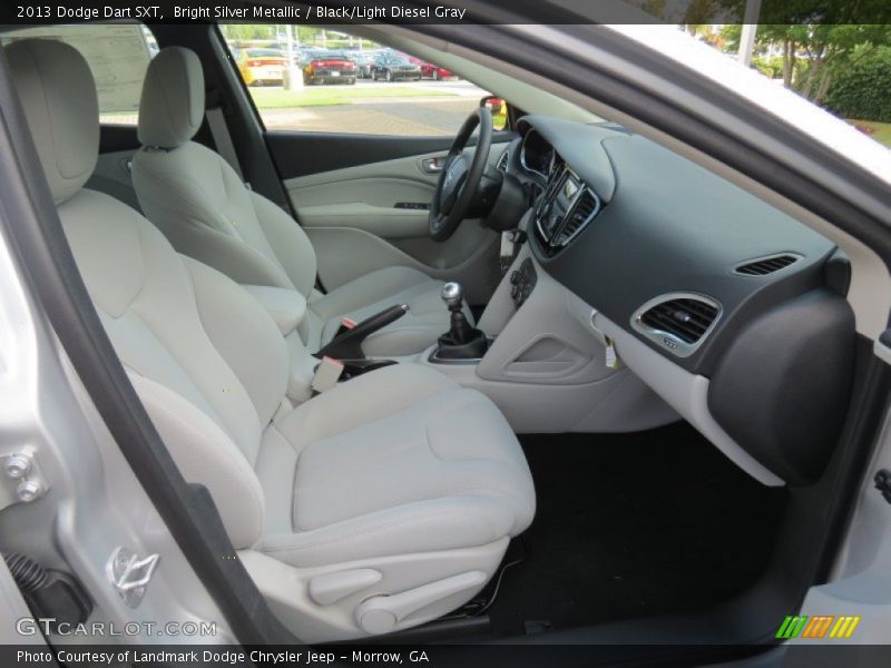  2013 Dart SXT Black/Light Diesel Gray Interior