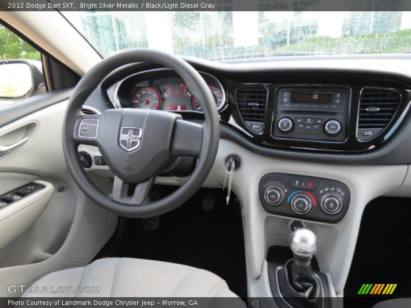 Dashboard of 2013 Dart SXT
