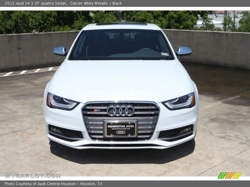 Glacier White Metallic / Black 2013 Audi S4 3.0T quattro Sedan