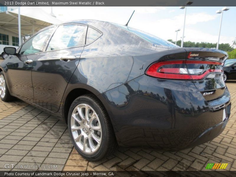 Maximum Steel Metallic / Black 2013 Dodge Dart Limited