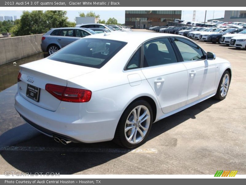 Glacier White Metallic / Black 2013 Audi S4 3.0T quattro Sedan