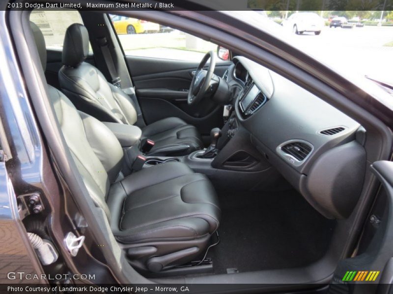 Maximum Steel Metallic / Black 2013 Dodge Dart Limited