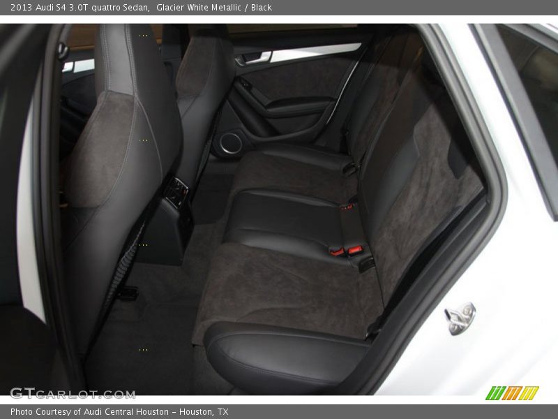 Glacier White Metallic / Black 2013 Audi S4 3.0T quattro Sedan