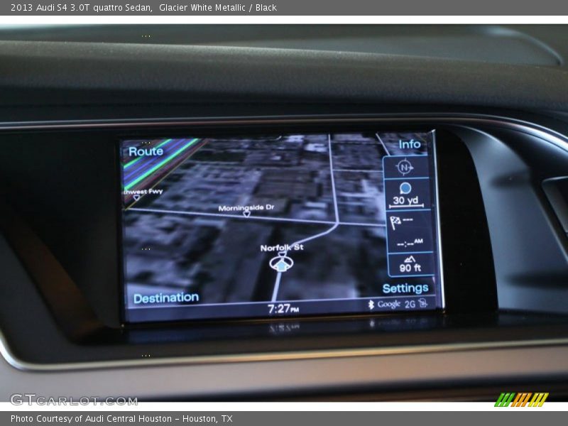 Glacier White Metallic / Black 2013 Audi S4 3.0T quattro Sedan