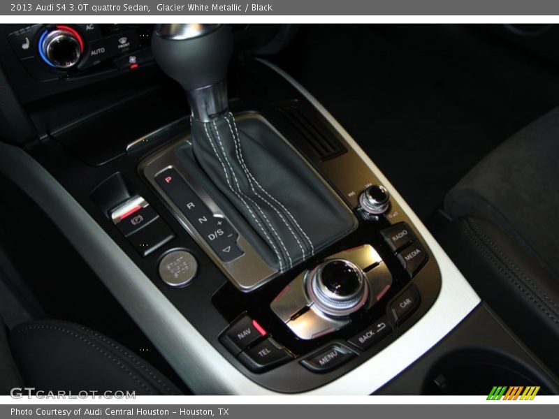 Glacier White Metallic / Black 2013 Audi S4 3.0T quattro Sedan