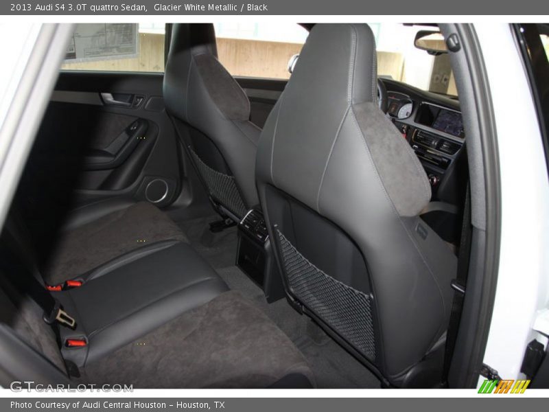 Glacier White Metallic / Black 2013 Audi S4 3.0T quattro Sedan