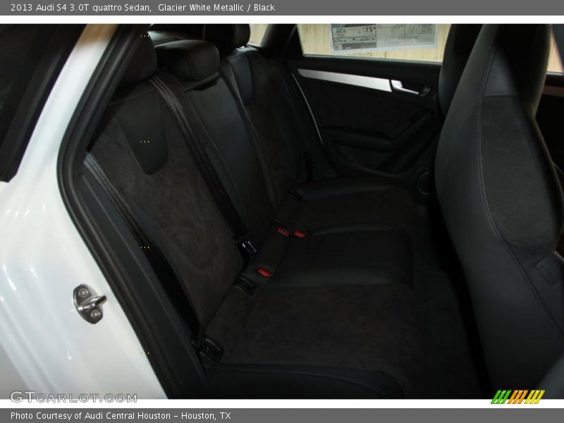 Glacier White Metallic / Black 2013 Audi S4 3.0T quattro Sedan