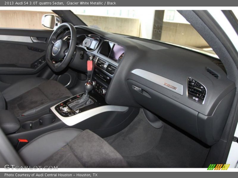 Glacier White Metallic / Black 2013 Audi S4 3.0T quattro Sedan