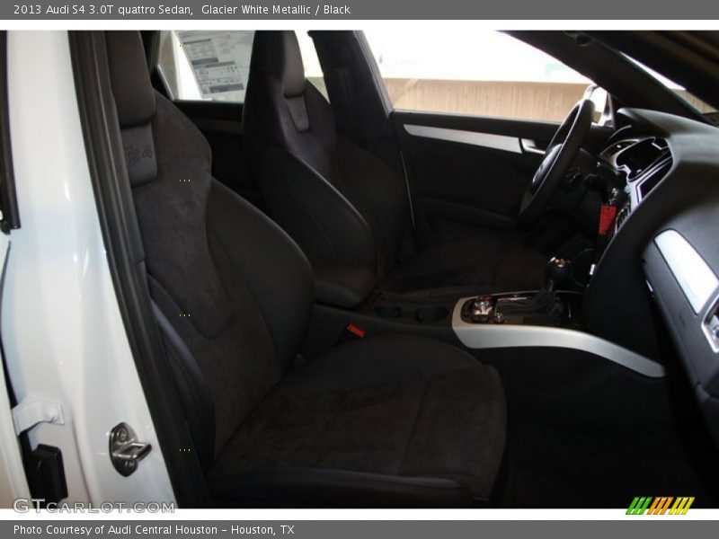Glacier White Metallic / Black 2013 Audi S4 3.0T quattro Sedan