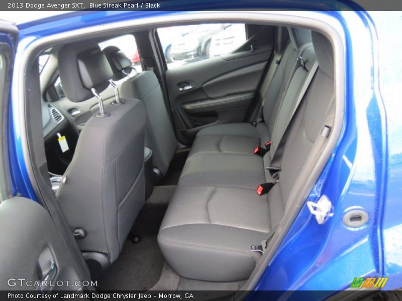 Blue Streak Pearl / Black 2013 Dodge Avenger SXT
