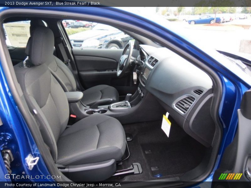 Blue Streak Pearl / Black 2013 Dodge Avenger SXT