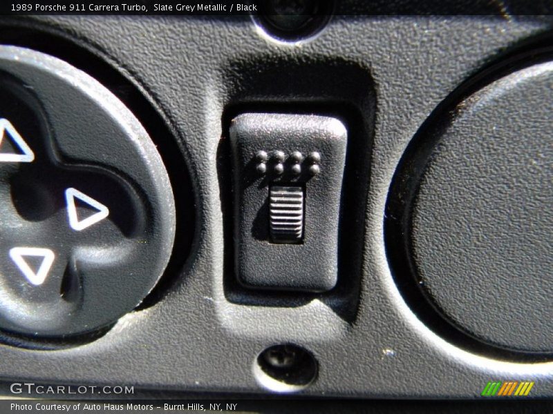 Controls of 1989 911 Carrera Turbo