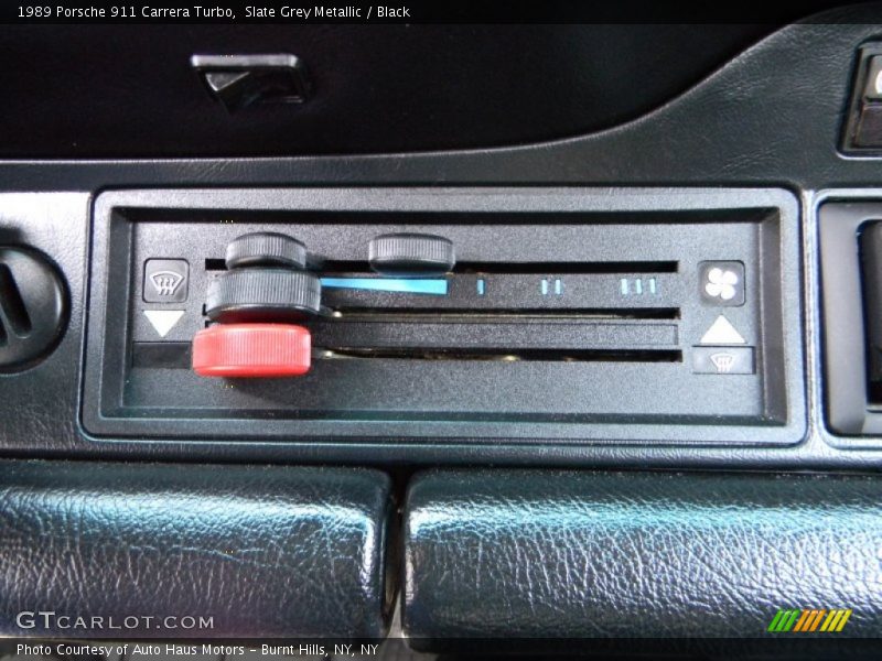 Controls of 1989 911 Carrera Turbo