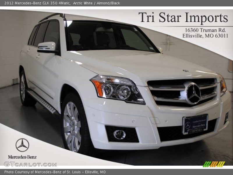 Arctic White / Almond/Black 2012 Mercedes-Benz GLK 350 4Matic