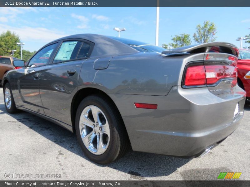 Tungsten Metallic / Black 2012 Dodge Charger SE