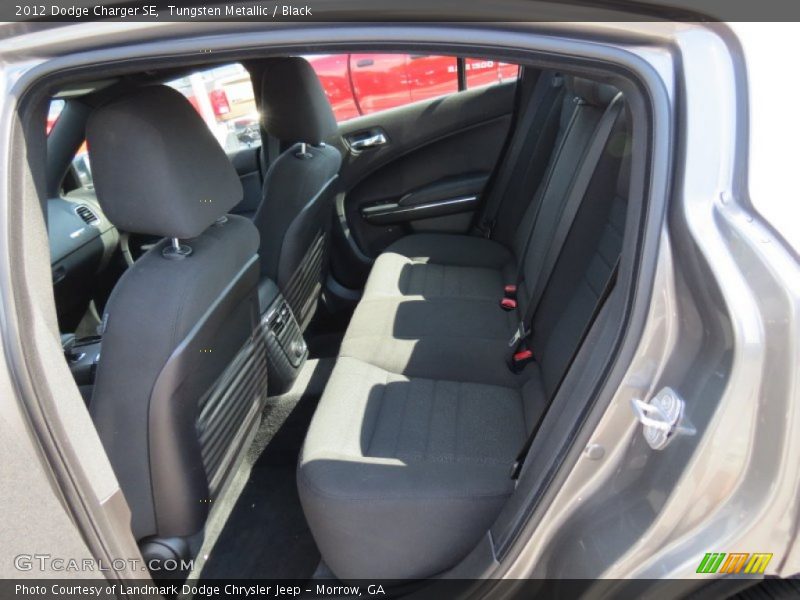 Tungsten Metallic / Black 2012 Dodge Charger SE