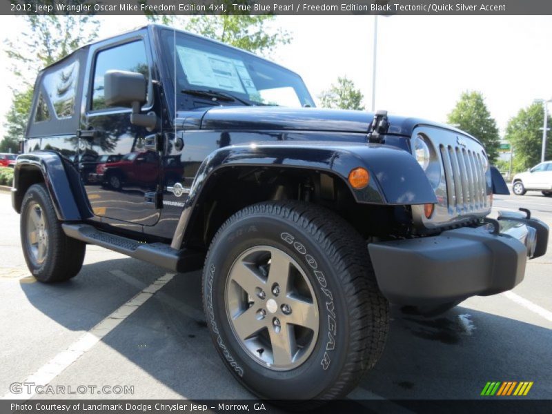 Front 3/4 View of 2012 Wrangler Oscar Mike Freedom Edition 4x4