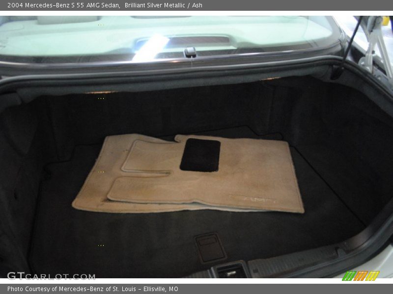 Brilliant Silver Metallic / Ash 2004 Mercedes-Benz S 55 AMG Sedan
